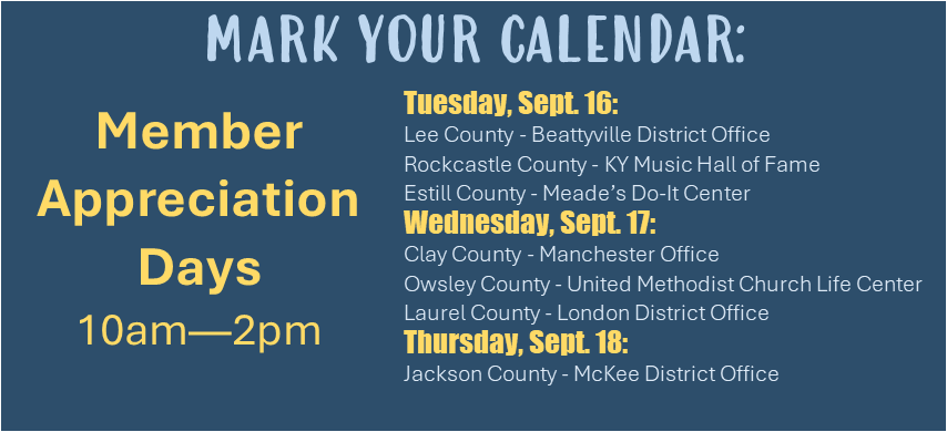 Mark your Calendar